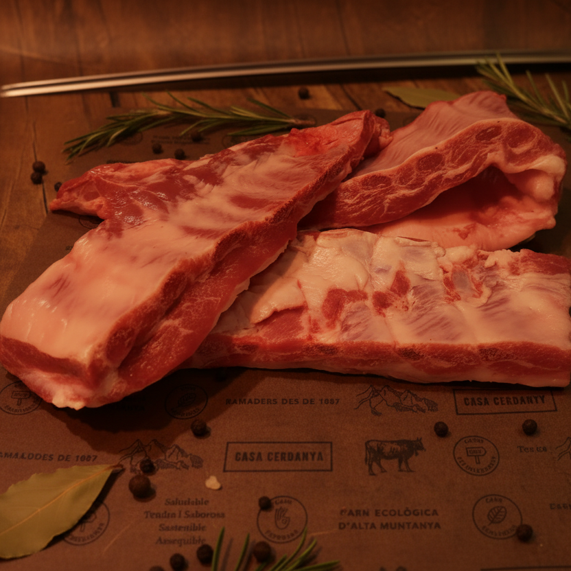 Costillas de Cerdo Ecológico
