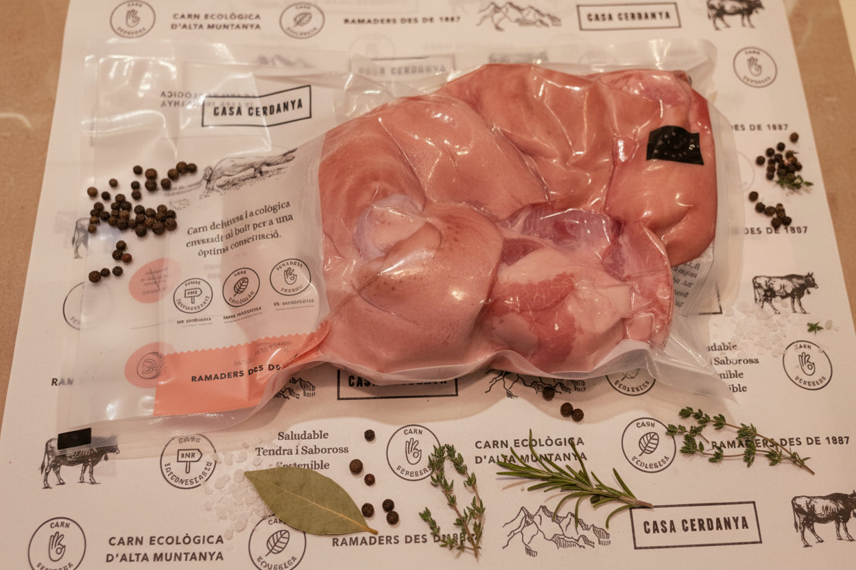 Careta de porc ecològic