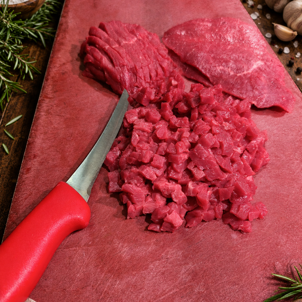 Carn de vedella ecològica per a steak tartar 