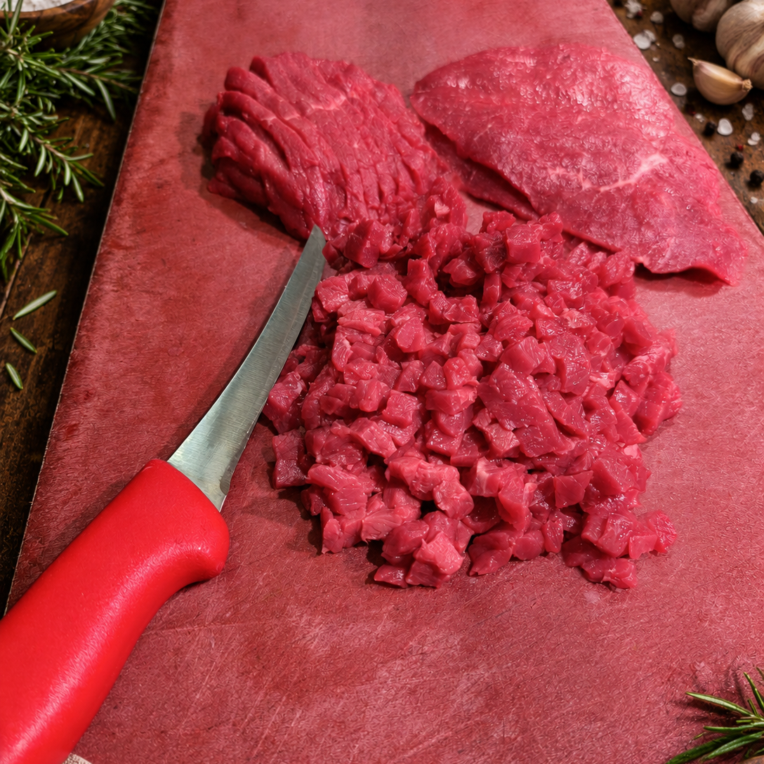 Carn de vedella ecològica per a steak tartar 