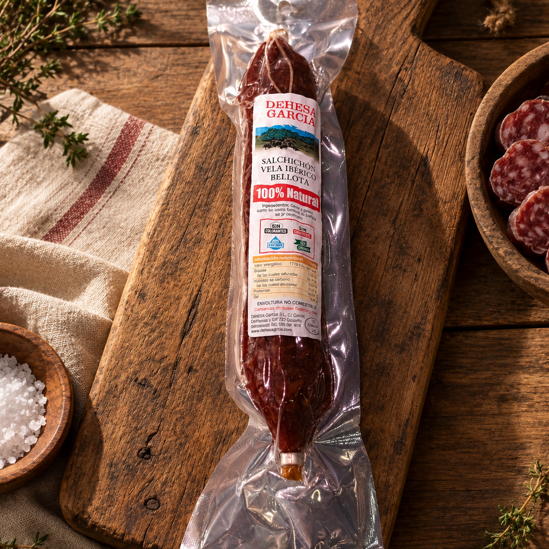 Salchichón vela de Guijuelo ibérico de bellota